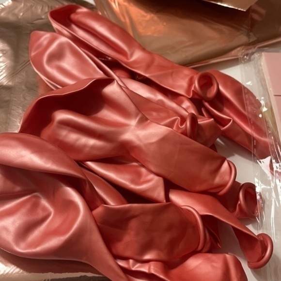 Sweet 21st Happy Birthday Decoration Supplies Rose Gold Helium Latex Balloons - Picture 3 of 5